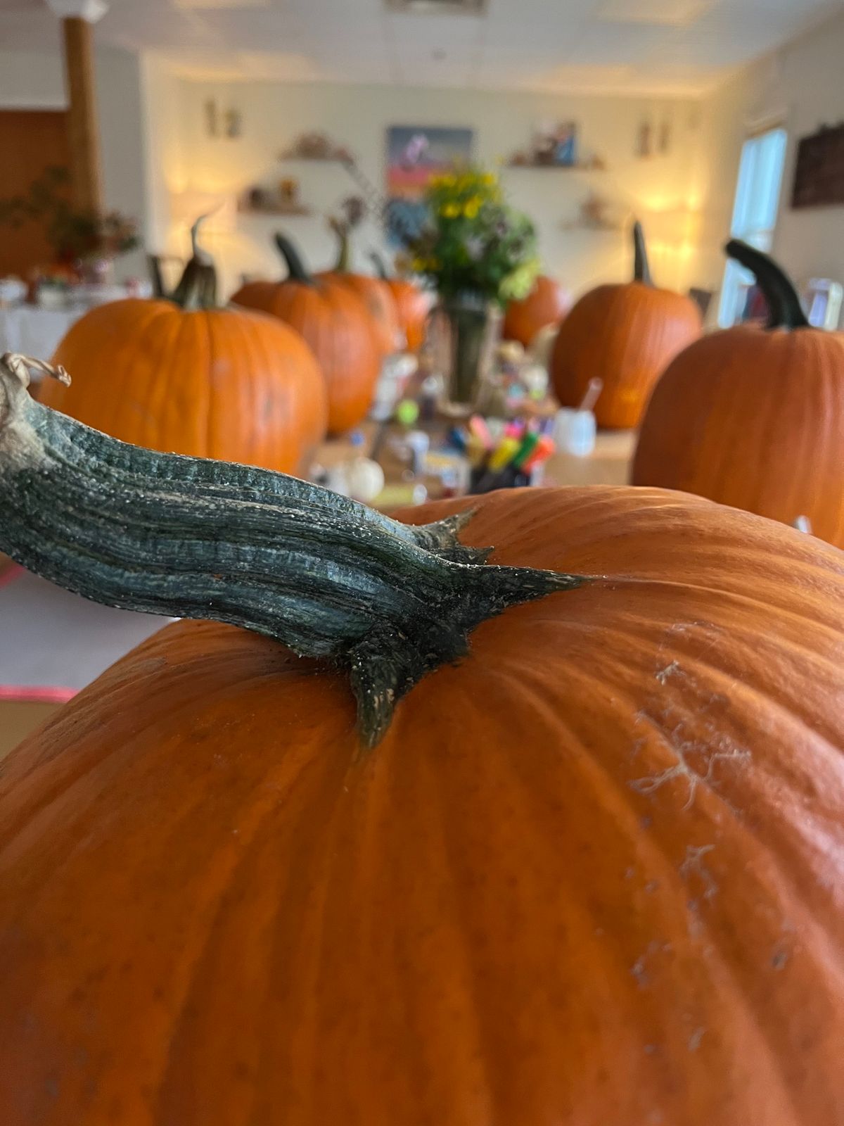 Family Pumpkin Decorating