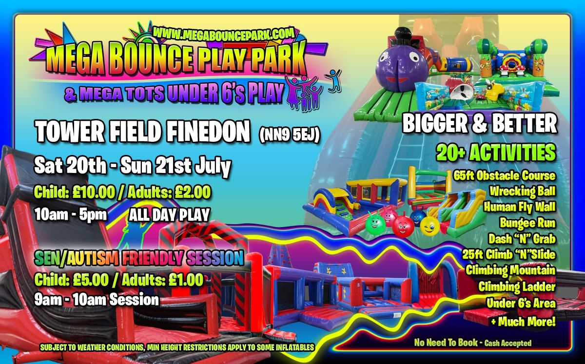 Mega Bounce Play Park - Tower Field Finedon