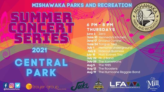 Summer Concert Series - Thursdays, Central Park Mishawaka Indiana, 3