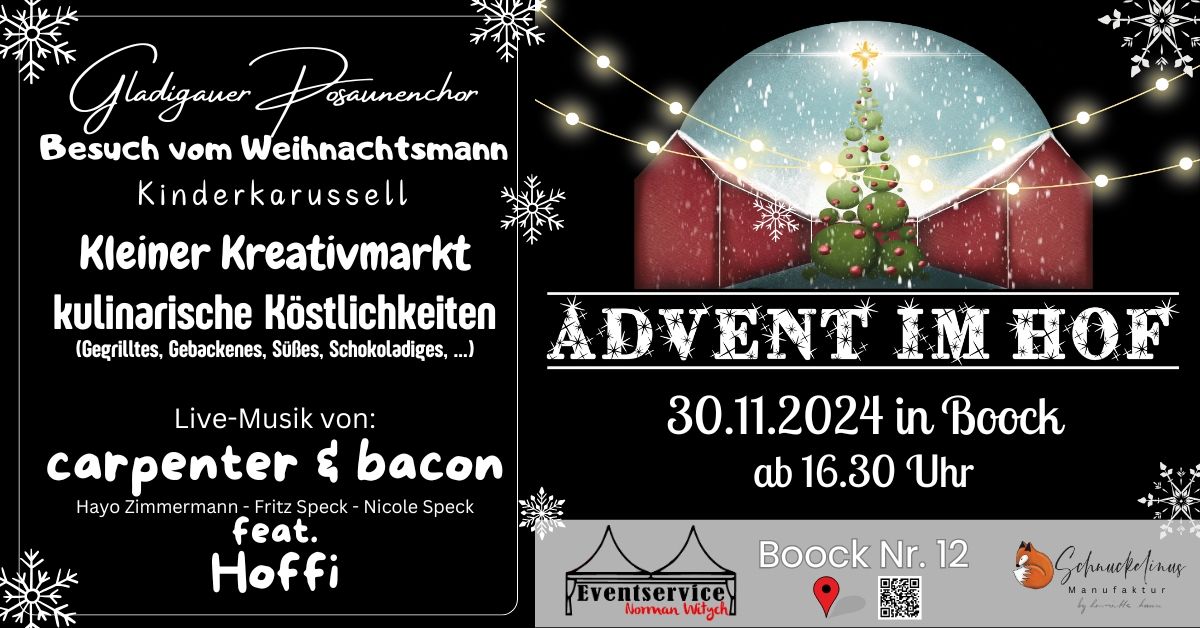 Advent im Hof in Boock