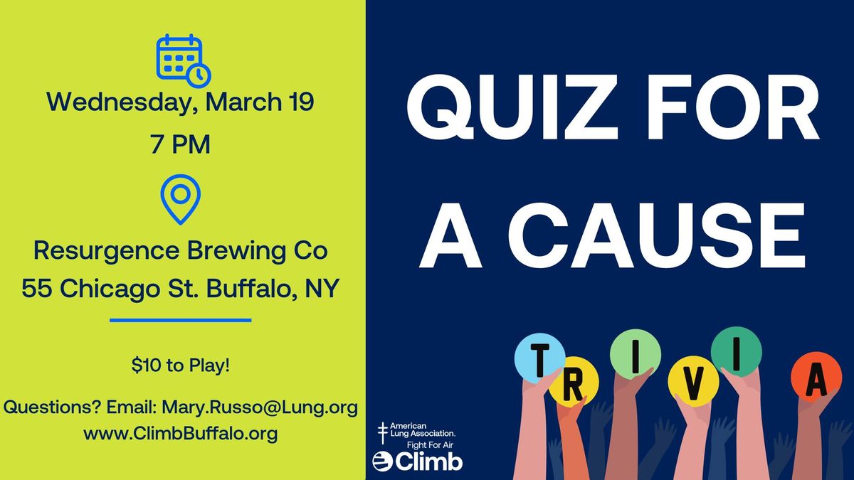 Quiz for a Cause with Geeks who Drink