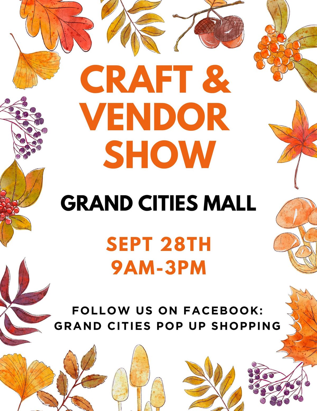 Grand Cities Mall Craft & Vendor Show