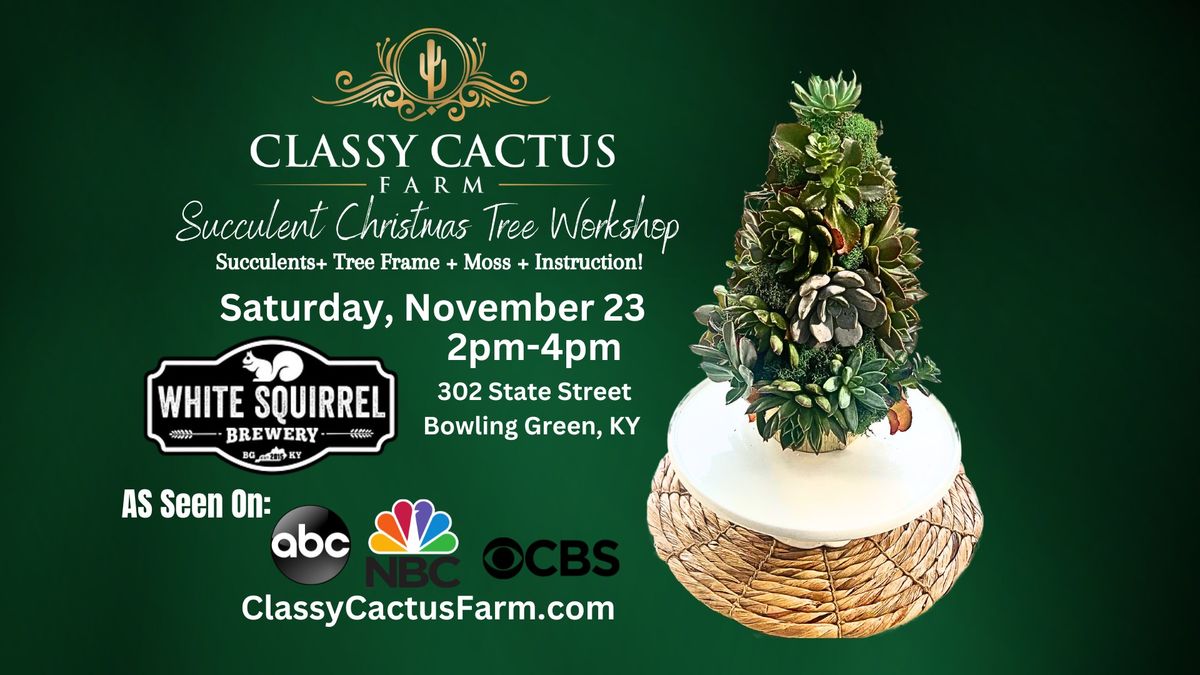 Succulent Christmas Tree Workshop - Bowling Green, KY