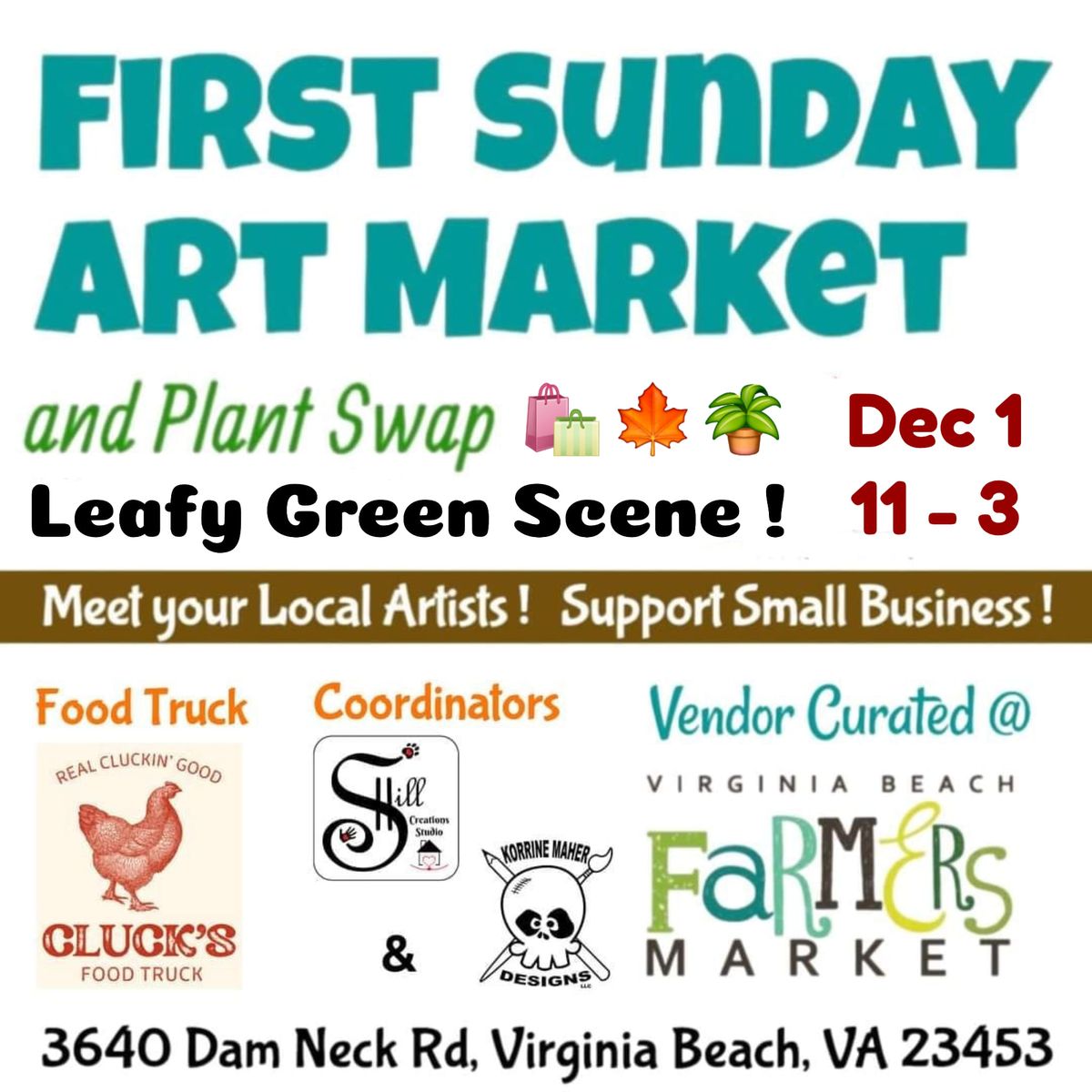 First Sunday Art Market and Plant Swap 