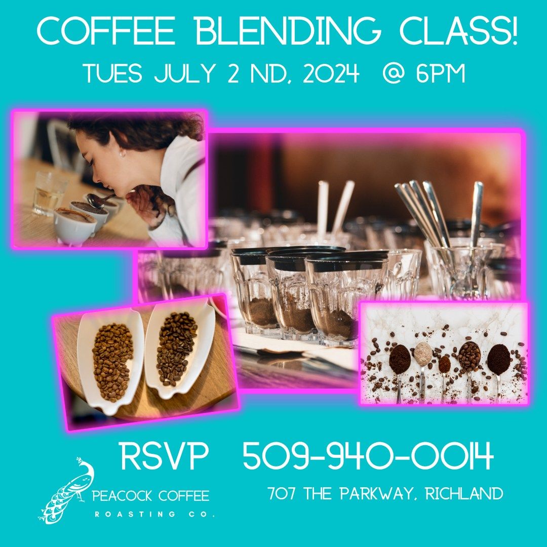 Coffee Blending Class at Peacock Coffee Roasting Co!