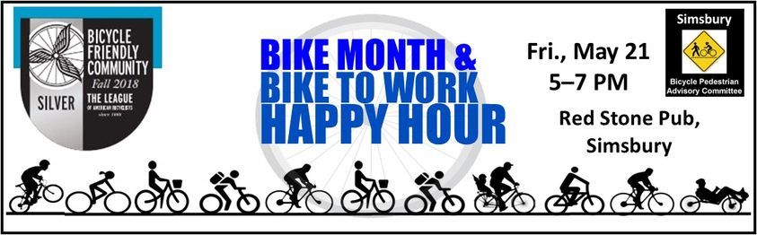 Bike To Work Bike Month Happy Hour Red Stone Pub Simsbury 21 May 21