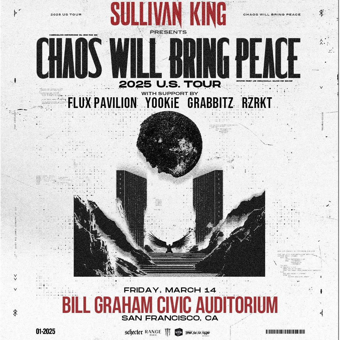 Sullivan King at Bill Graham Civic Auditorium