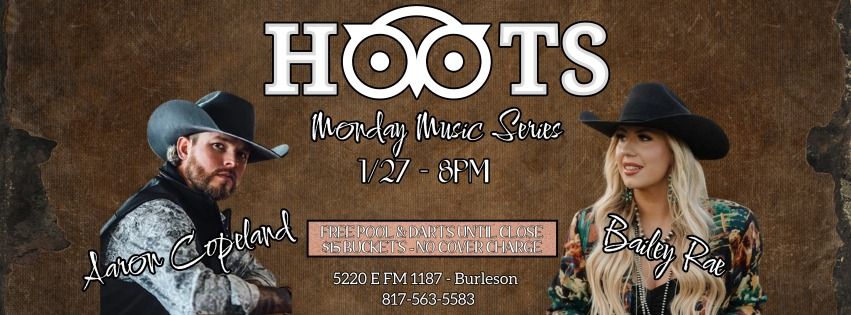 MONDAY MUSIC SERIES FEATURING AARON COPELAND & SPECIAL GUEST BAILEY RAE