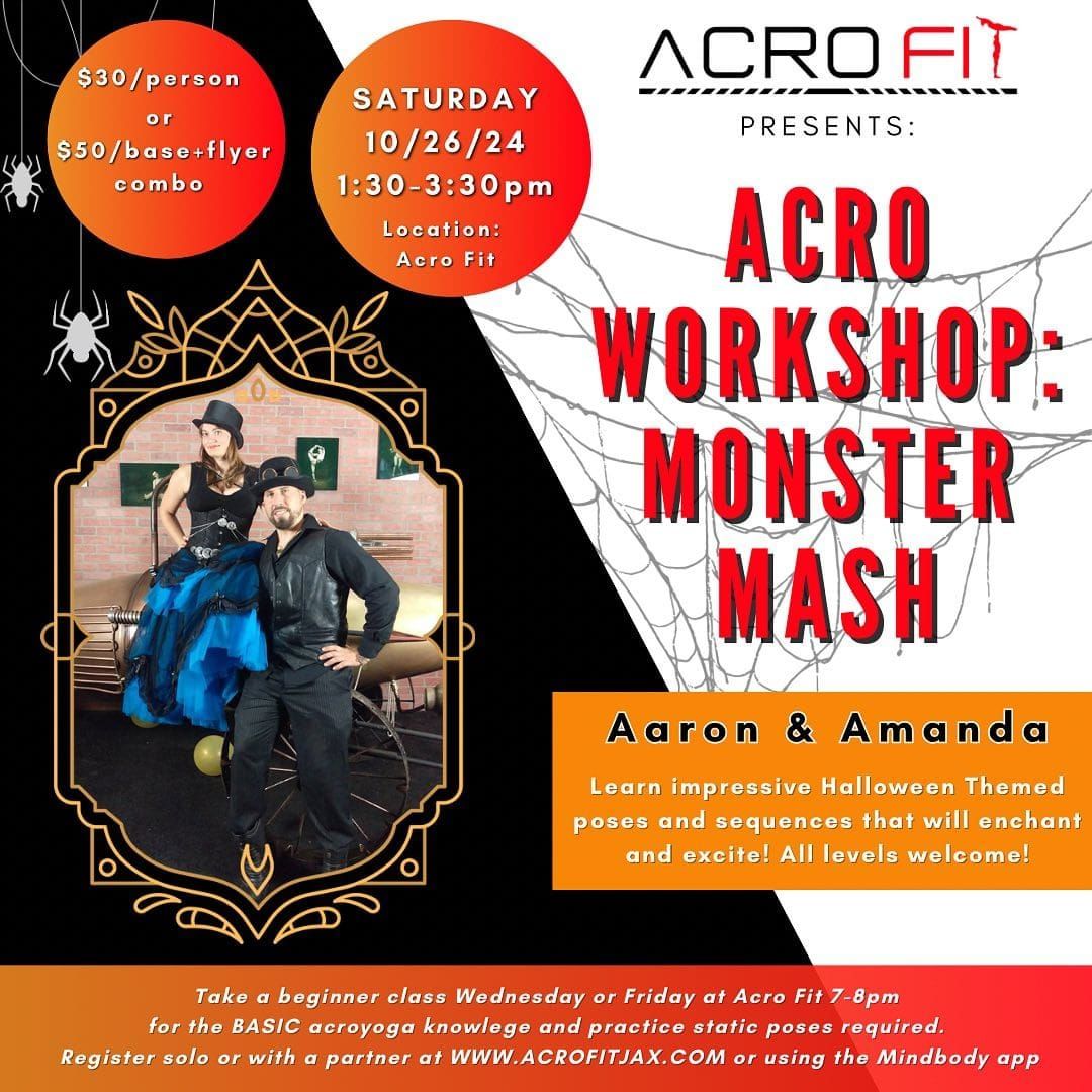 Acro workshop:\n\nMonster Mash\n\n