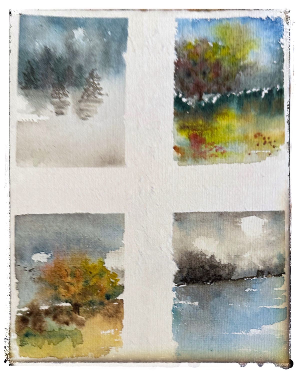 Tiny Landscapes Watercolor Class