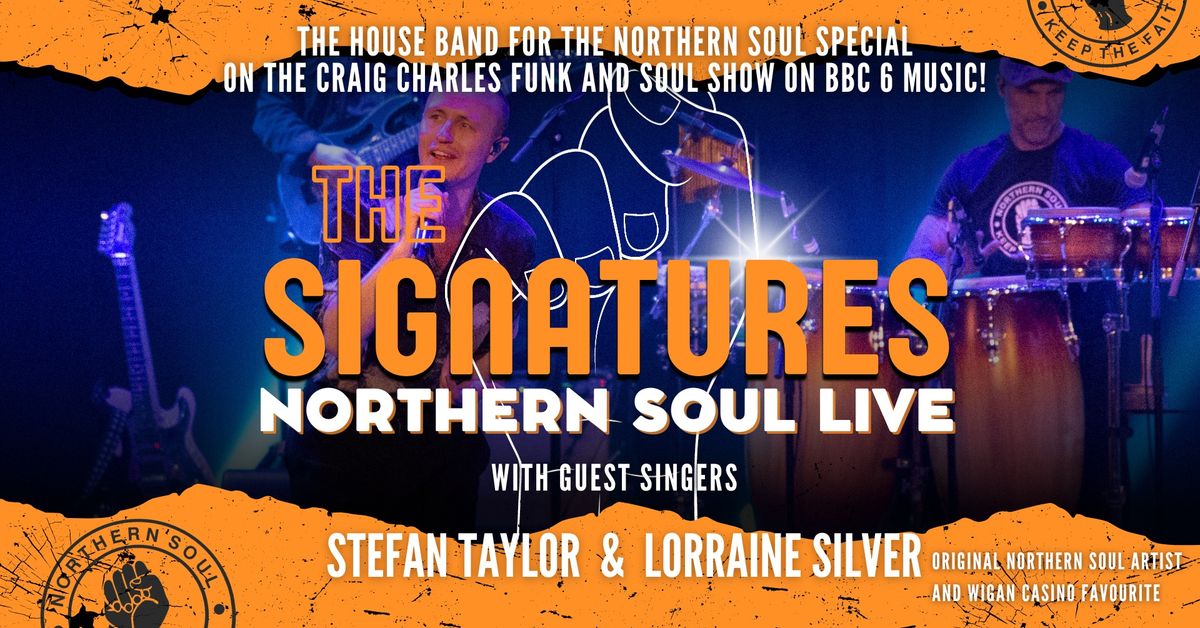 EASTLEIGH: Northern Soul Live - The Signatures with Stefan Taylor and Lorraine Silver