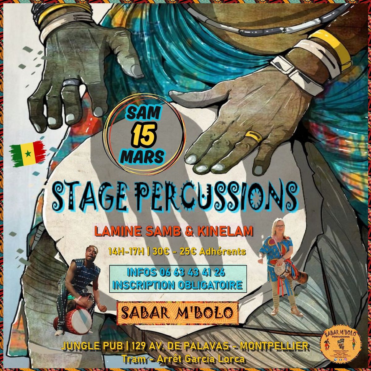   \ud83c\uddf8\ud83c\uddf3 14H-17H \u2605 STAGE PERCUSSIONS \u2605 SESSION MARS