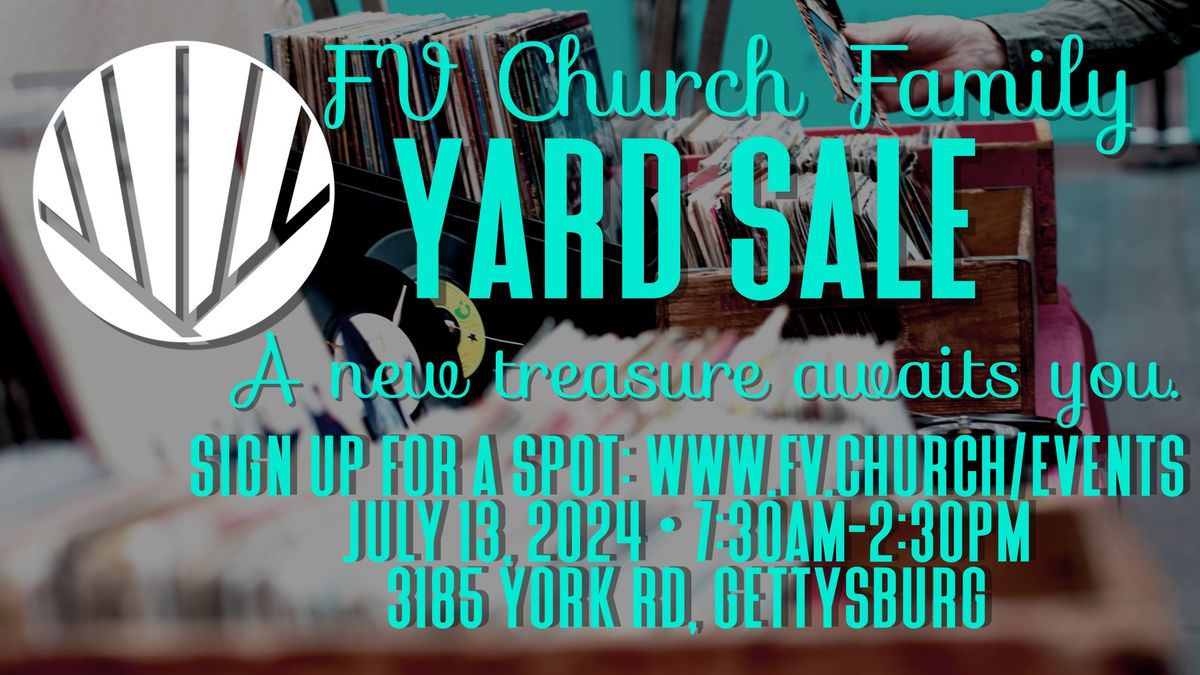 FV Church Family Yard Sale