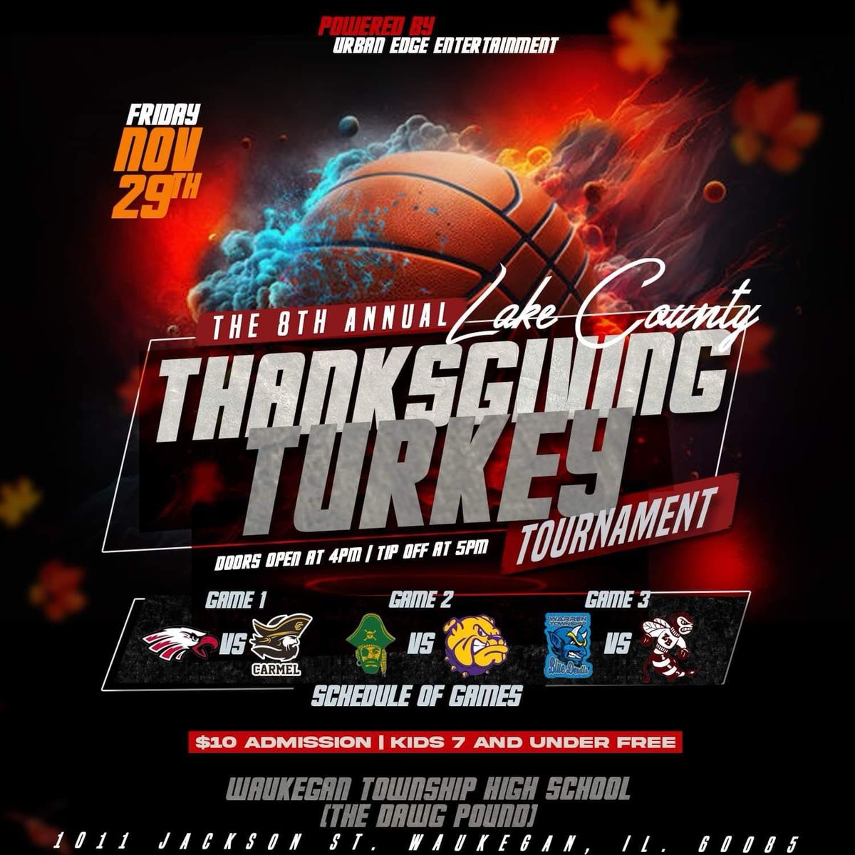 The 8th Annual Lake County Thanksgiving Turkey Tournament 