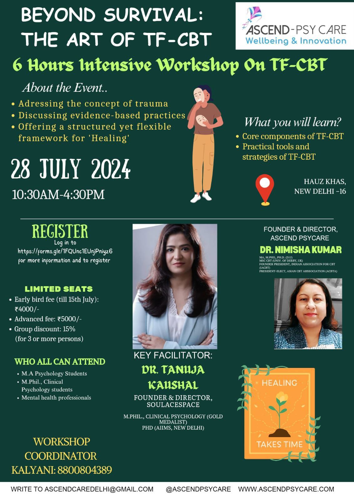 Trauma Focussed-Cognitive Behavioral Therapy (TF-CBT) Workshop