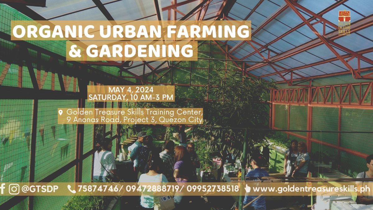 Organic Urban Farming and Gardening Seminar Set