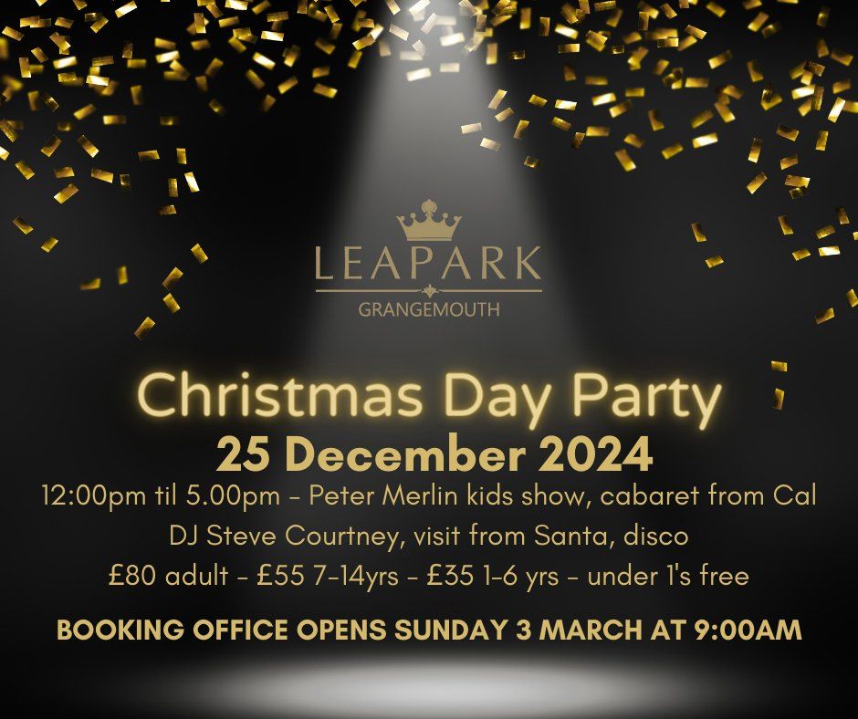 Christmas Day Party Afternoon 25 December 2024
