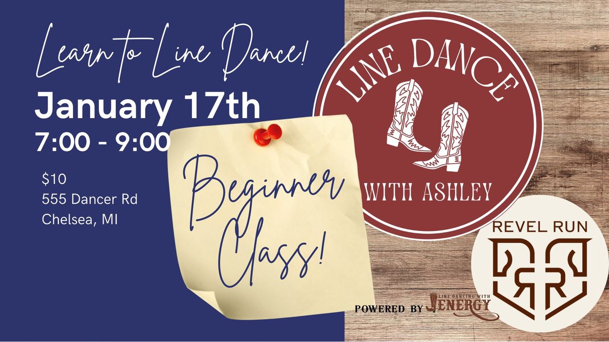 Line Dance with Ashley - Beginner Class - Revel Run