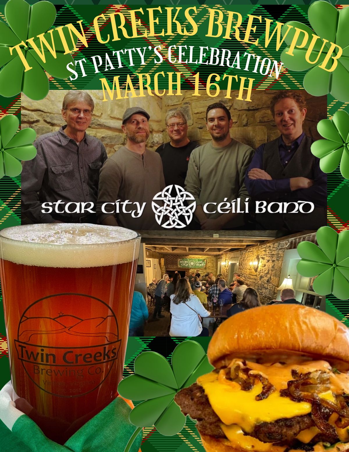 Twin Creeks Brewpub St Patty\u2019s Celebration