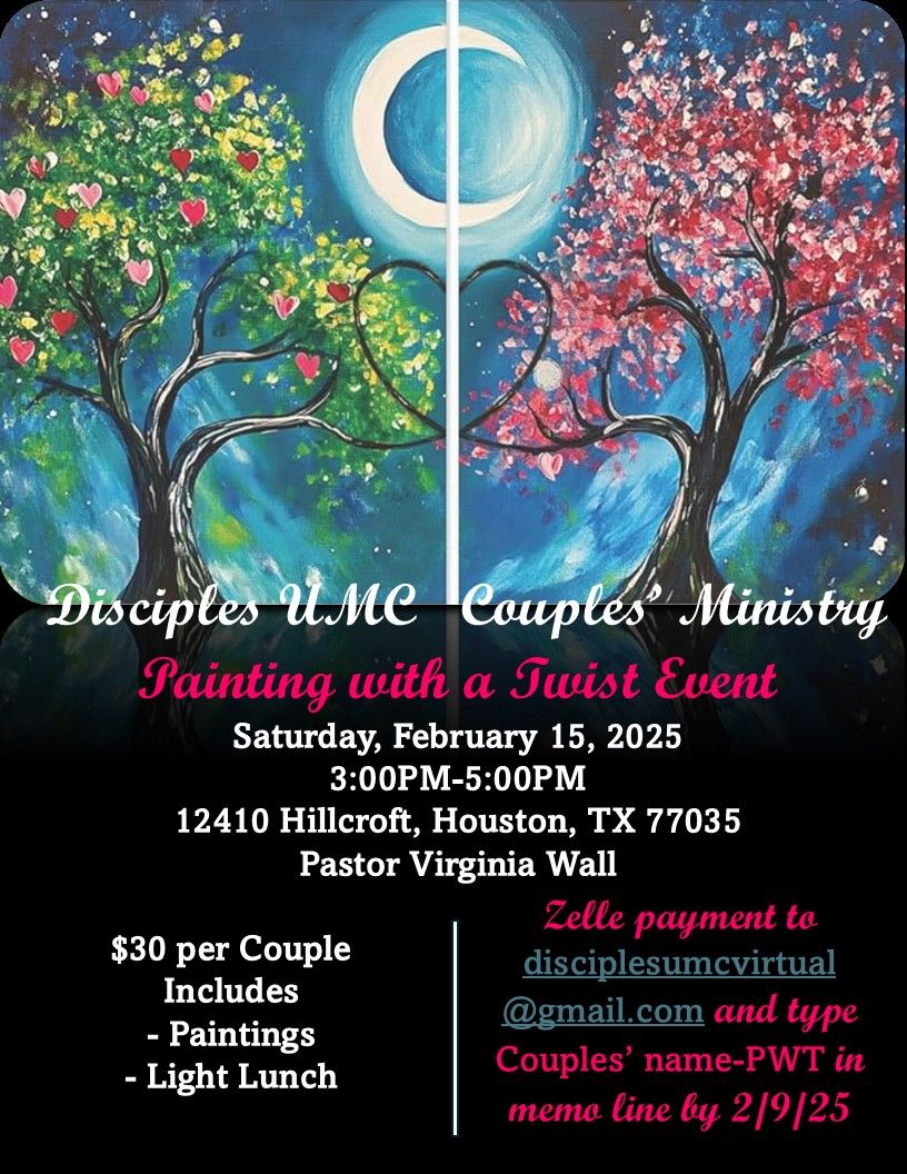 Couples' Painting with a Twist Event