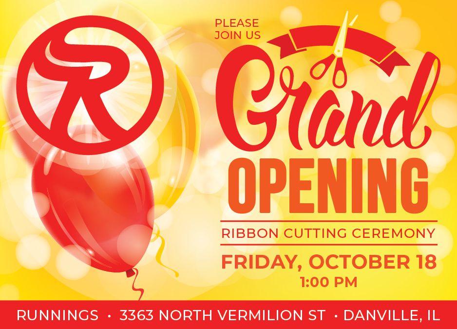 Runnings - Grand Opening and Ribbon Cutting