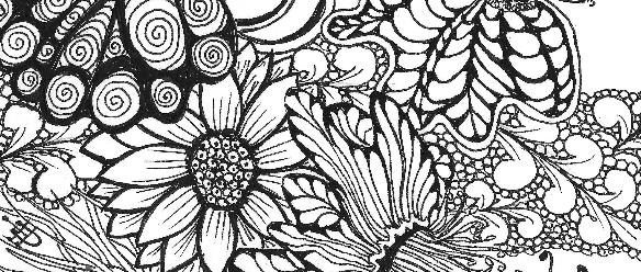 Introduction to Zentangles and Fantasy Fleurs