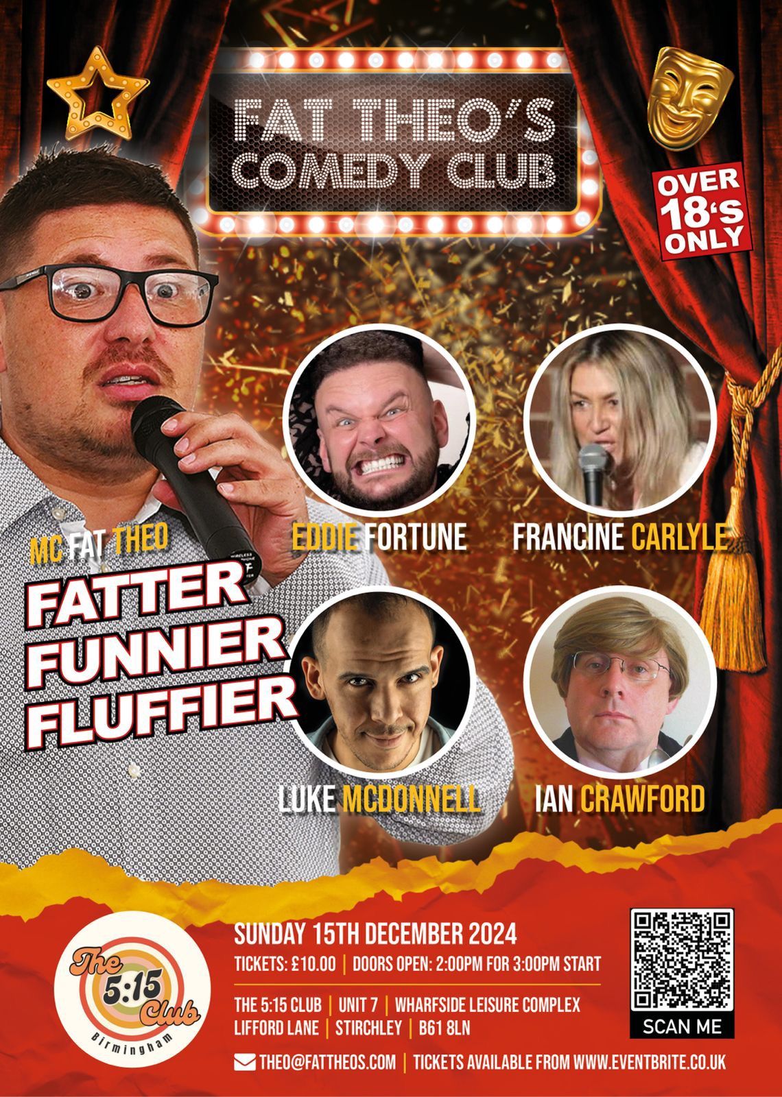 Fat Theo\u2019s Comedy Stand Up afternoon @The 5:15 Club