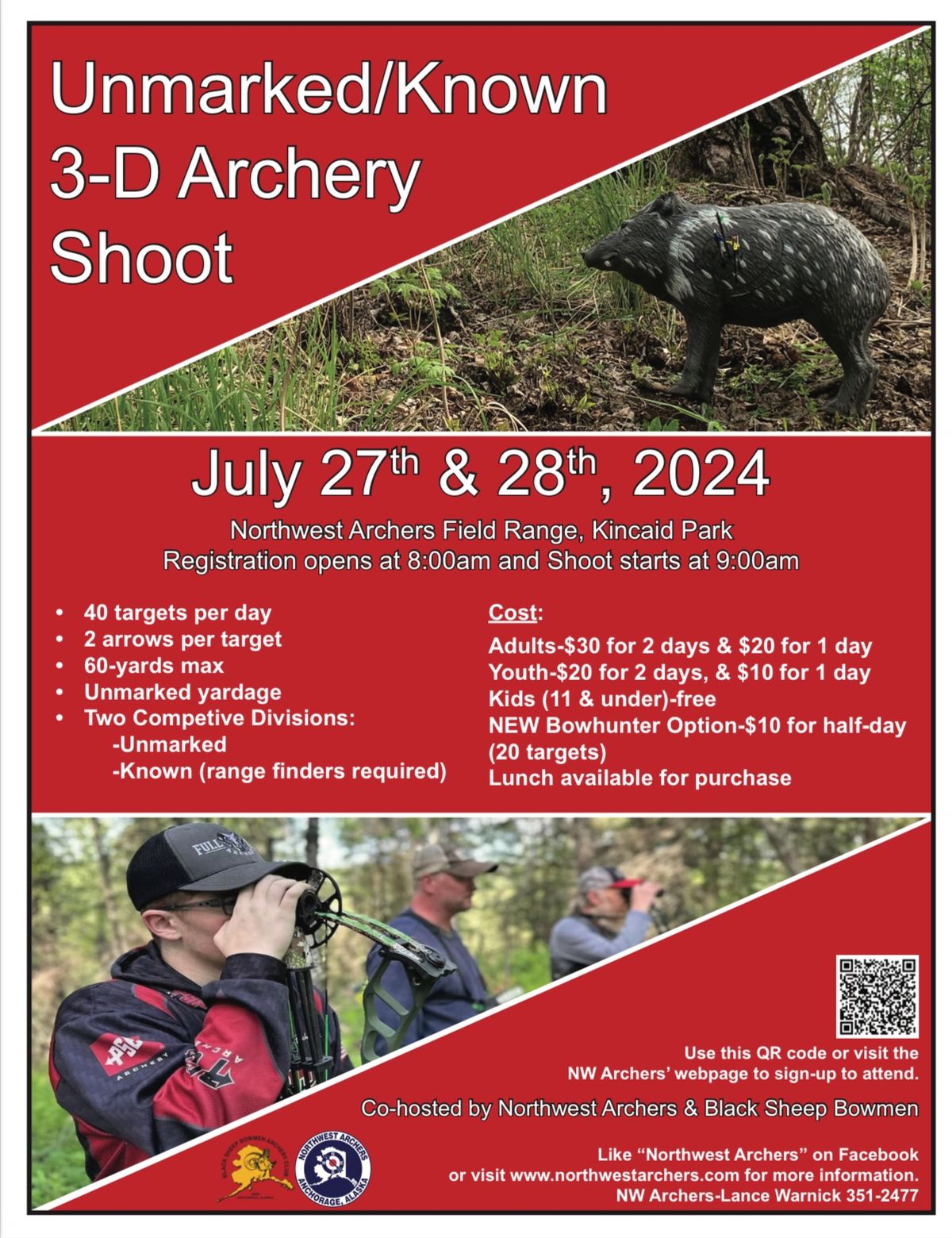 Unmarked\/Known 3-D Archery Shoot