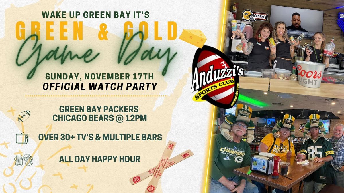 Official Watch Party: Green Bay Packers @ Chicago Bears