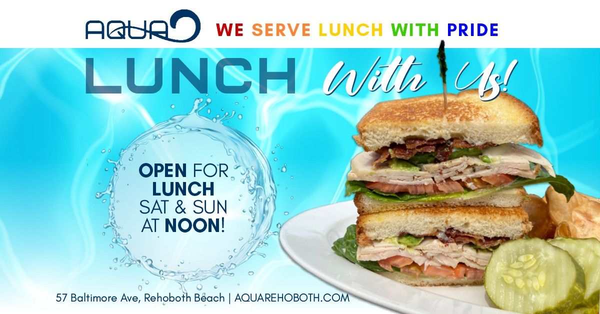 Weekend Lunch at Aqua Rehoboth