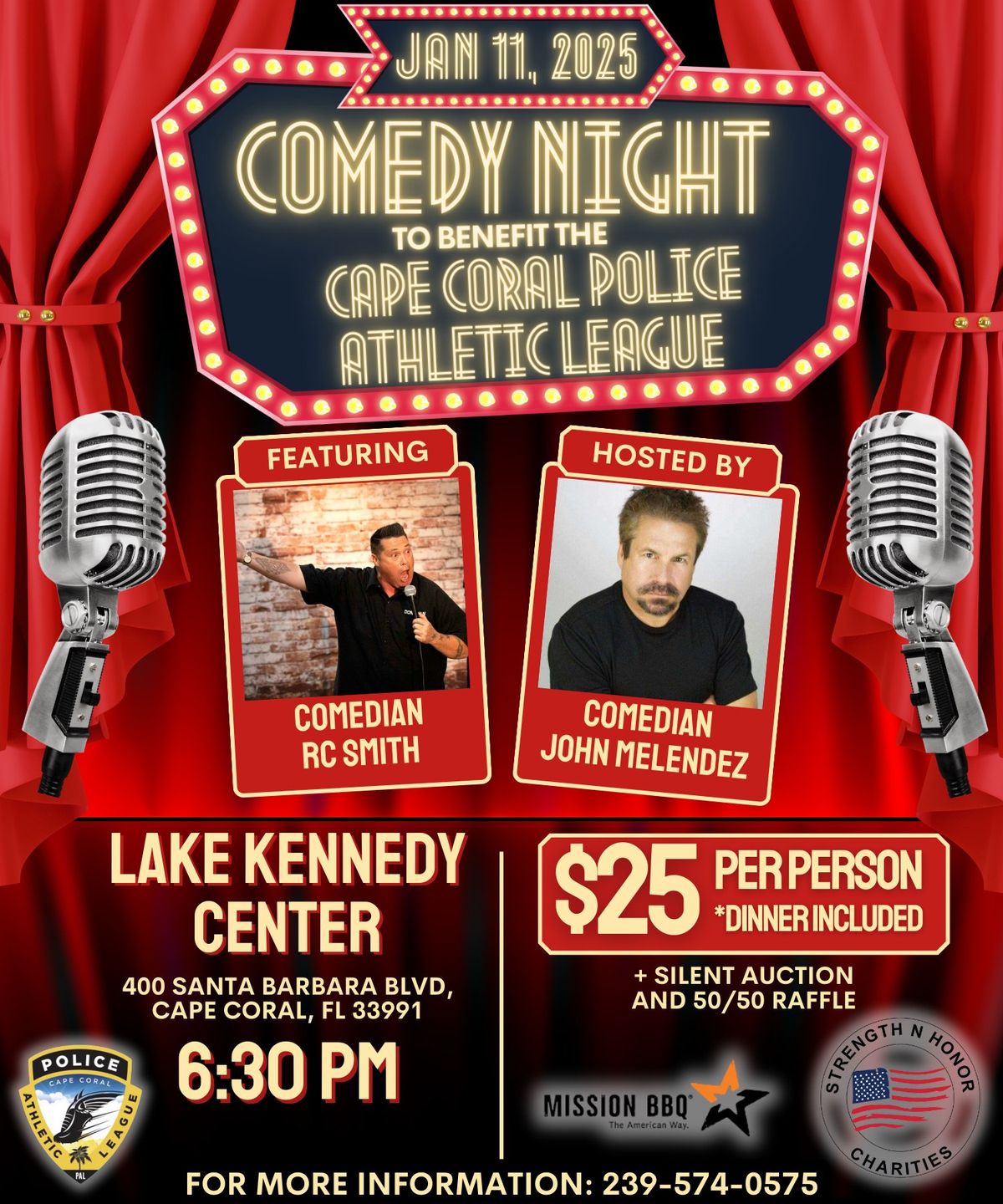 Comedy Night Benefitting the Cape Coral Police Athletic League