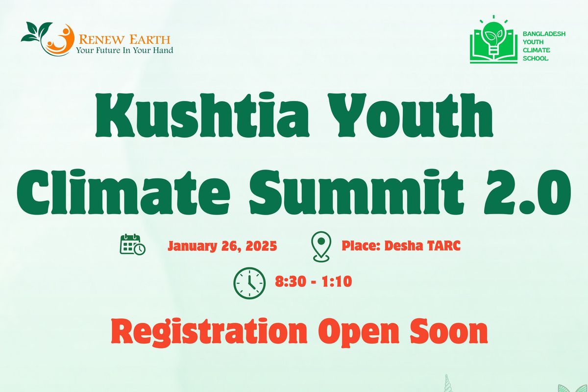 Kushtia Youth Climate Summit 2.0