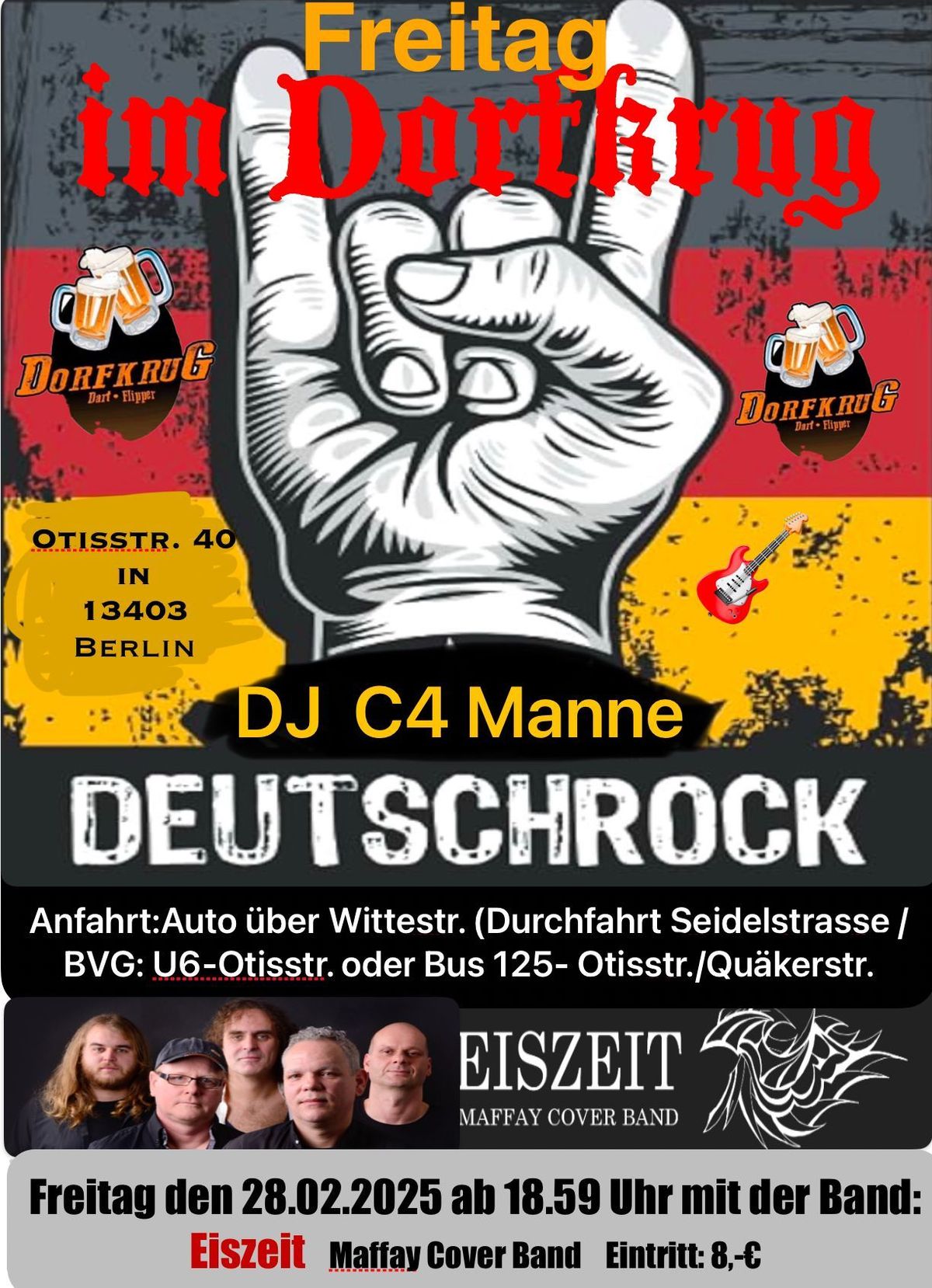 Deutschrock  Band "Eiszeit"