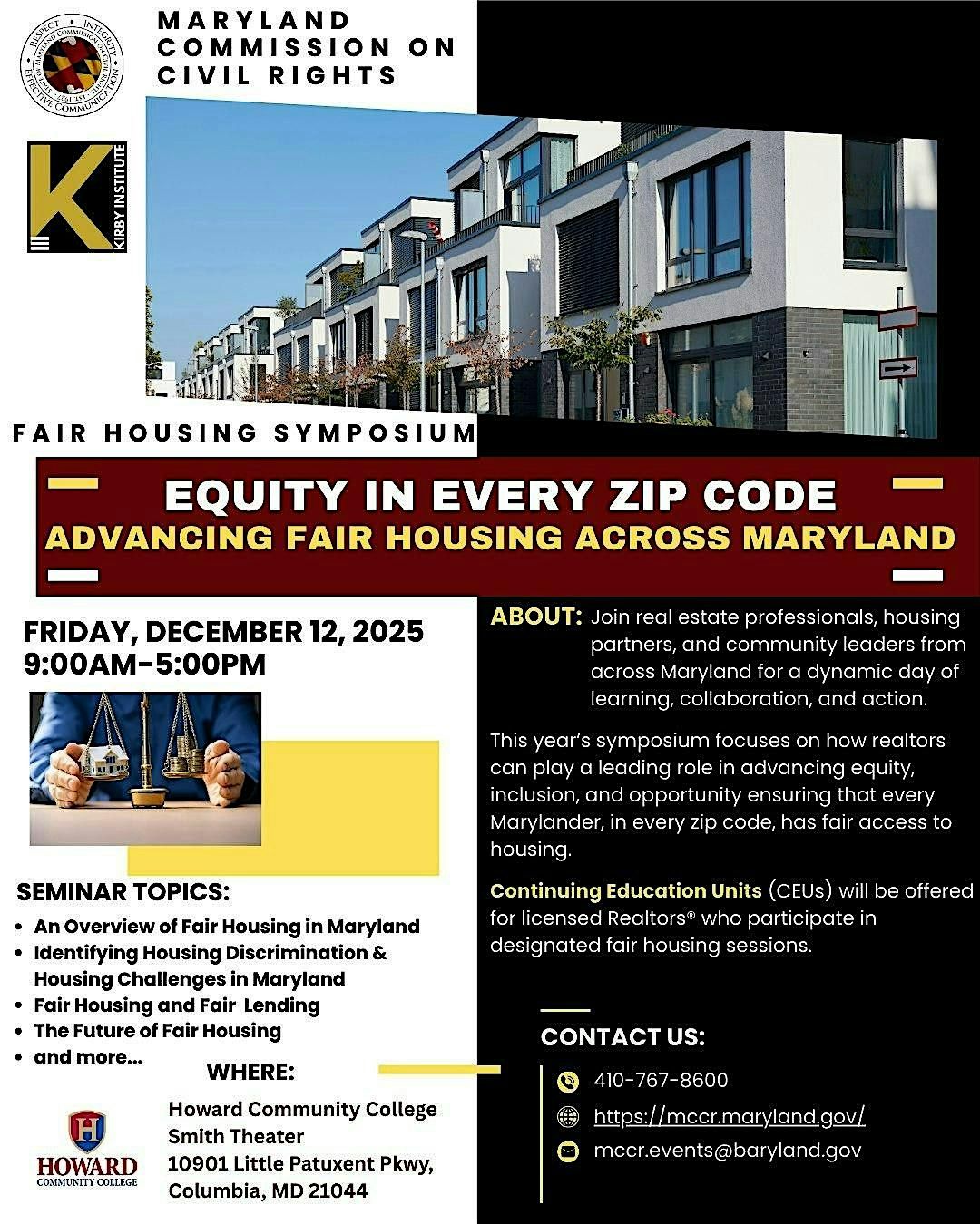 Maryland Fair Housing Symposium 2025