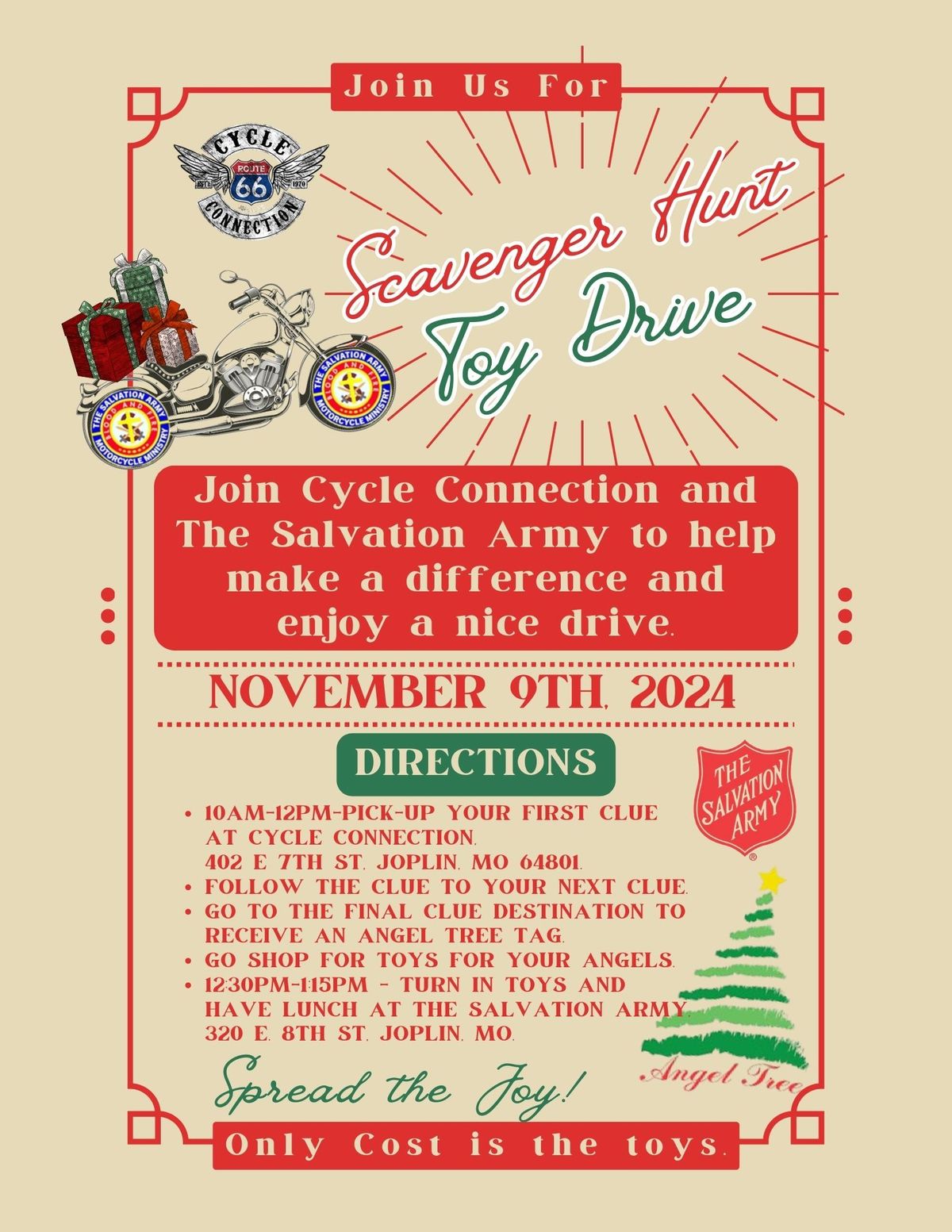 Scavenger Hunt Toy Drive to Benefit Salvation Army