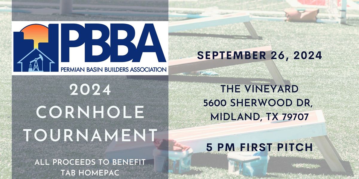 PBBA CORNHOLE TOURNAMENT