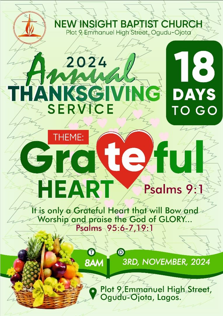 Annual Thanksgiving Service