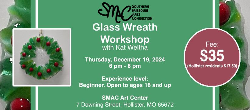 Glass Wreath Workshop with Kat Weltha