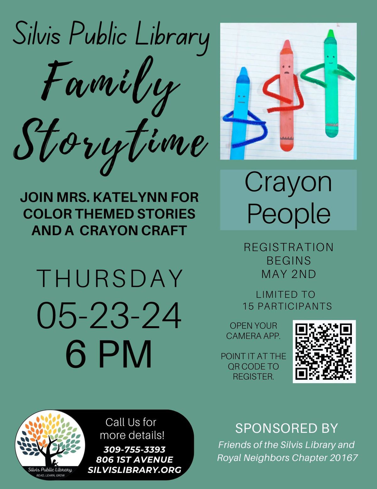Family Storytime: Crayon People