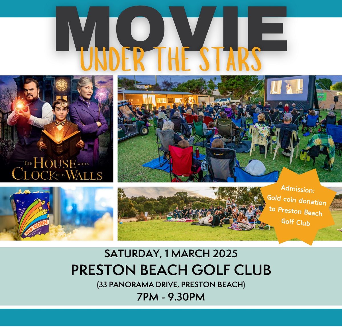 Preston Beach Movie Under the Stars