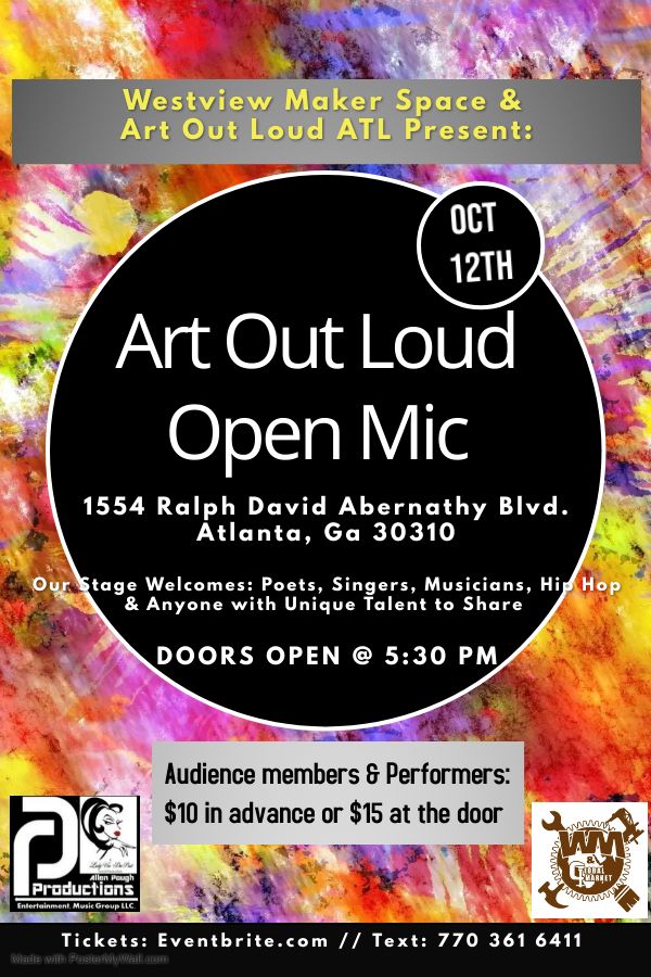 Art Out Loud Open Mic Variety Show