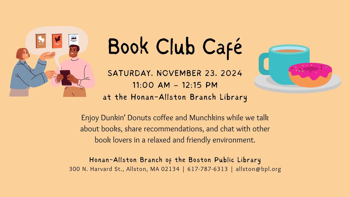 Book Club Caf\u00e9