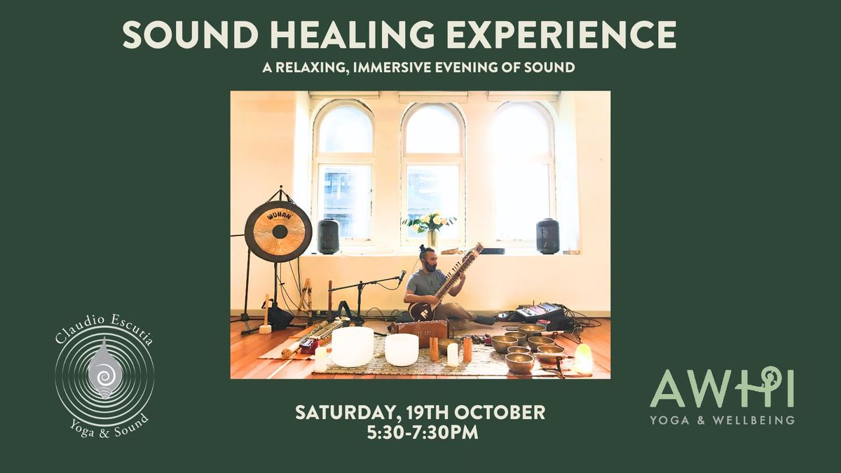 Sound Healing Experience with Claudio at AWHI