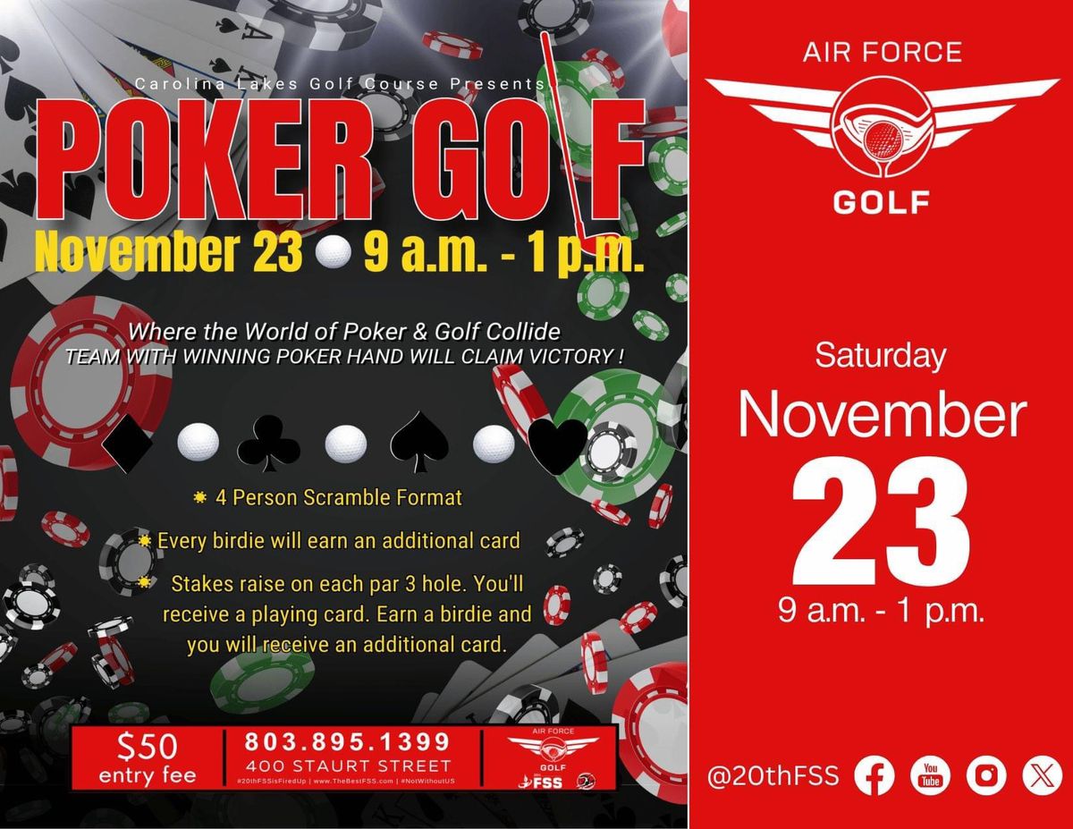 Poker Golf Tournament