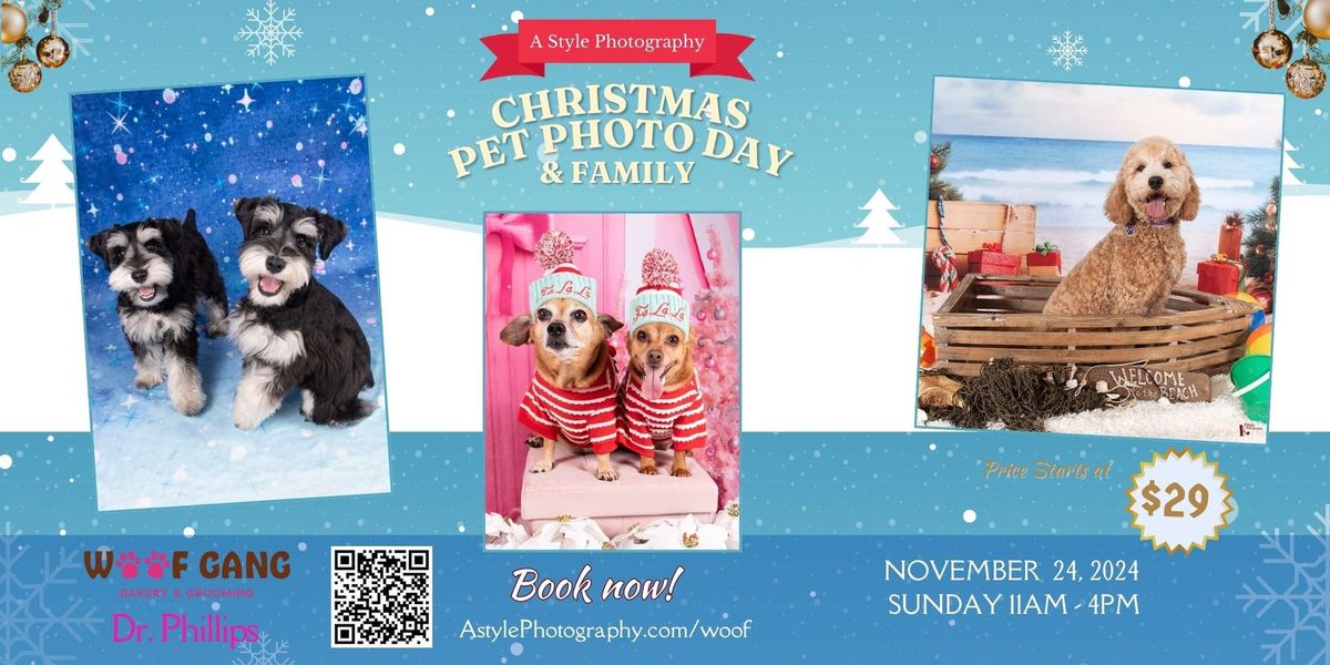 Christmas Pet and Family Photos