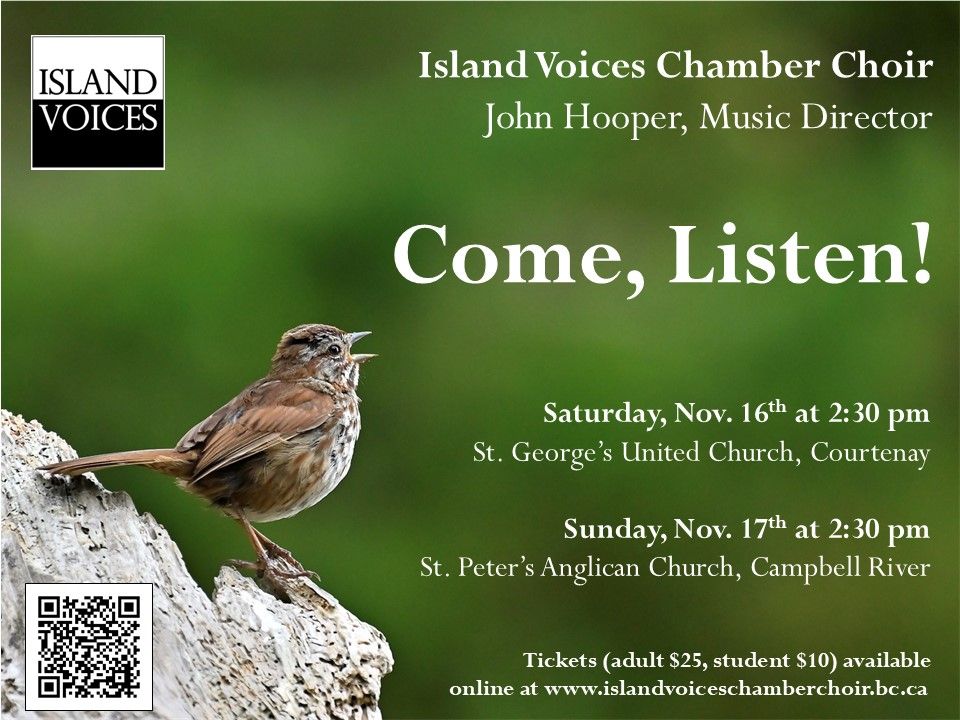 Come, Listen! \u2013 Courtenay Performance