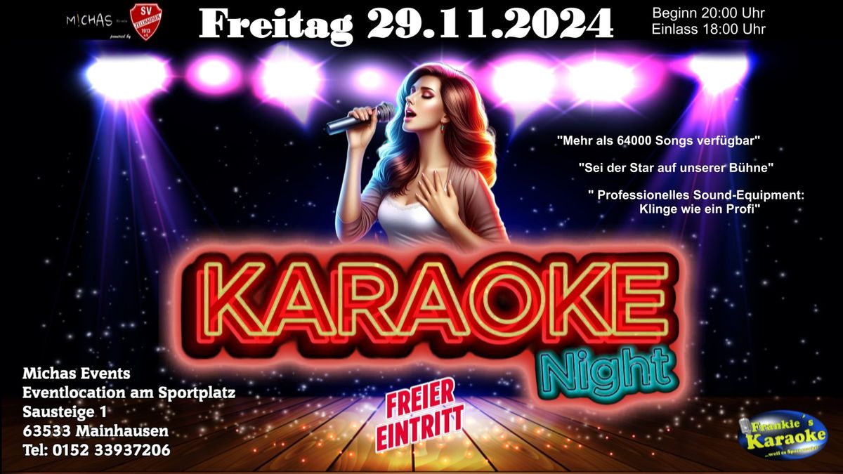 Karaoke-Night bei Michas Eventlocation \/Mainhausen_Zellhausen