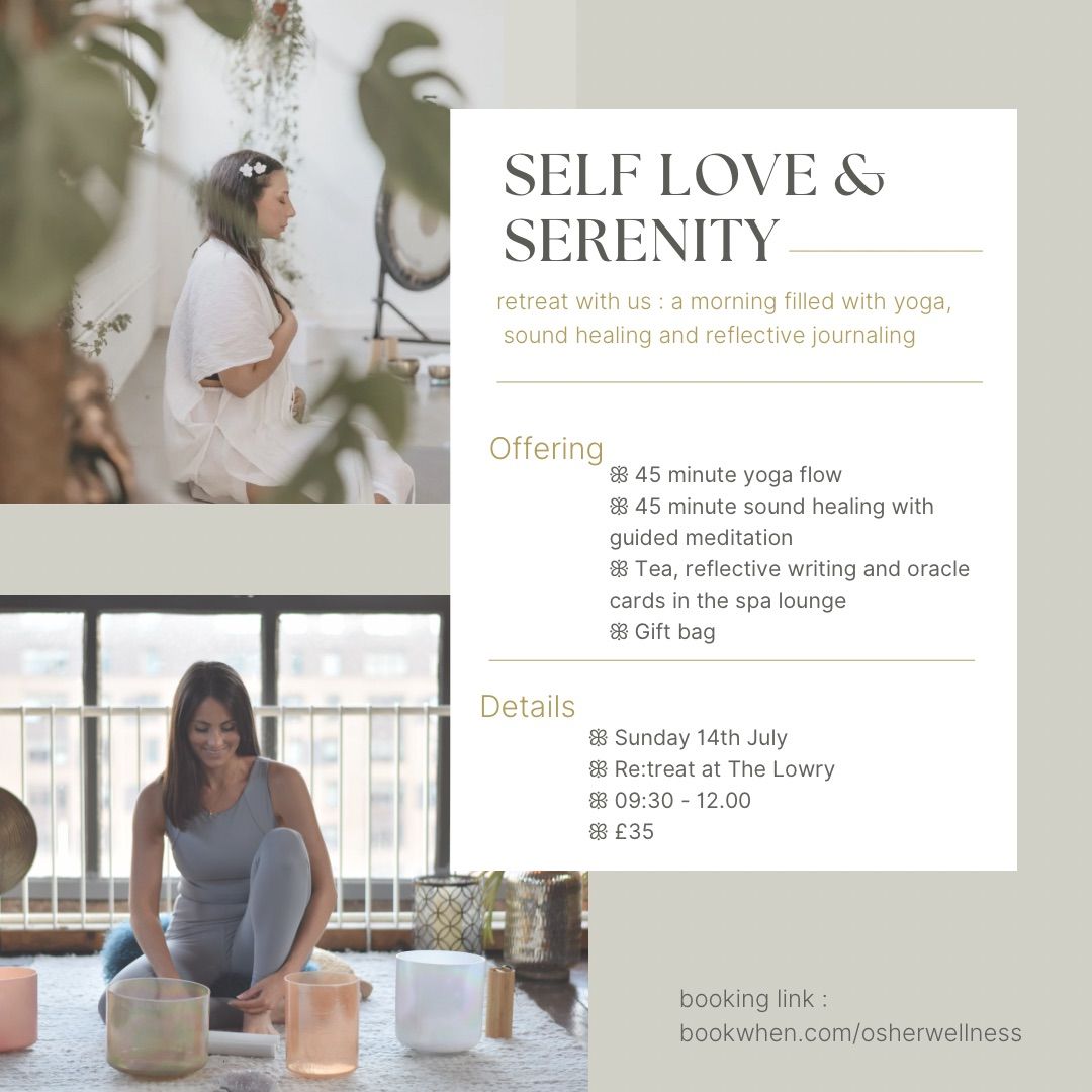 Self Love and Serenity ~ Yoga, Sound Healing & reflective journaling 