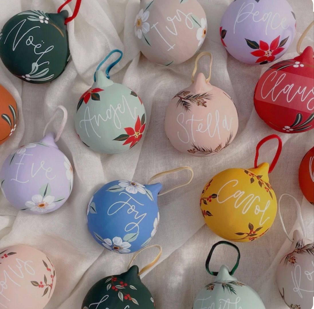 Christmas Bauble Painting 