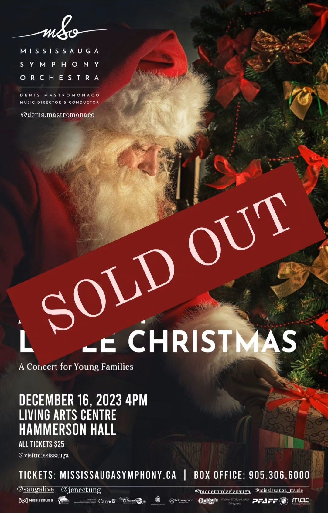 Mississauga Symphony Orchestra & Mississauga Symphony Youth Orchestra: A Merry Little Christmas